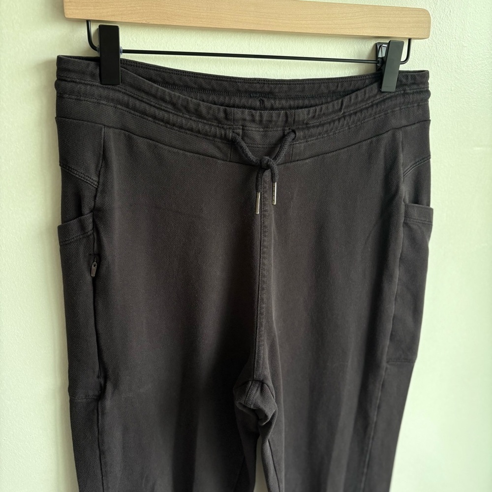Patagonia Women’s Joggers Size Small Foldover Cuff  Black Pants - Picture 3 of 7